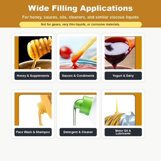 Tabletop Honey & Viscous Liquid Filling Machine