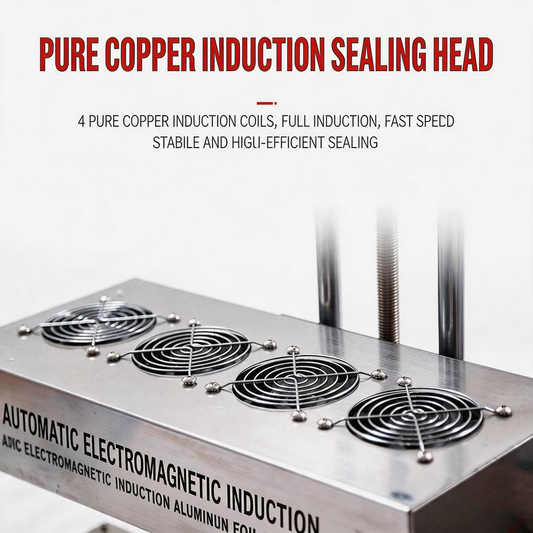 Tabletop Continuous Induction Foil Sealing Machine