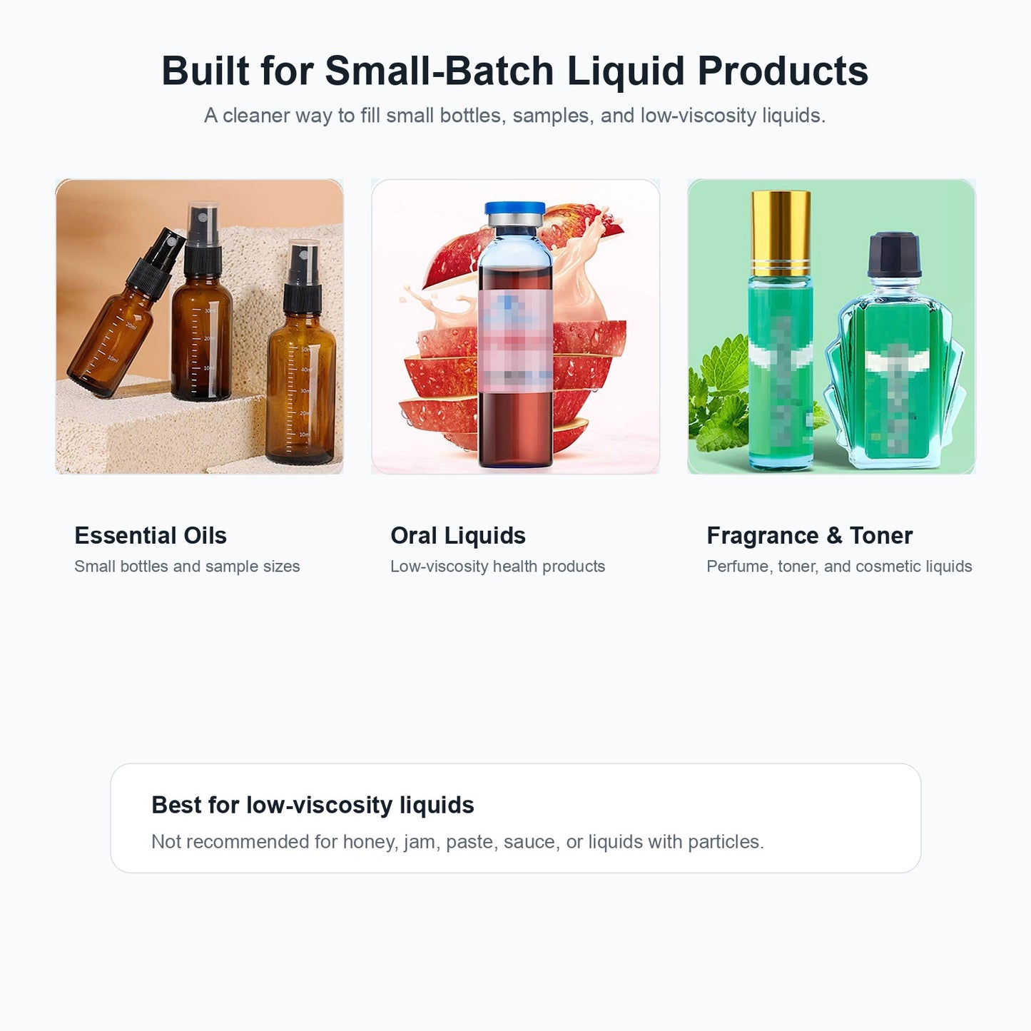 Handheld Small-Bottle Liquid Filling Machine for Essential Oil & Perfume